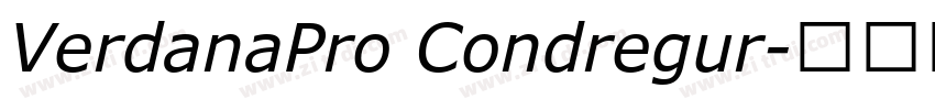VerdanaPro Condregur字体转换